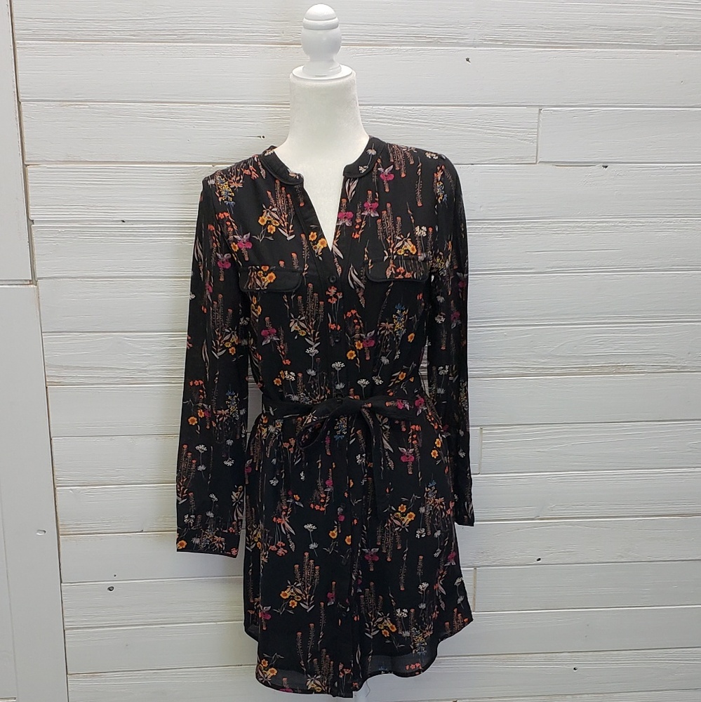 Fall Button-down Shirt Dress